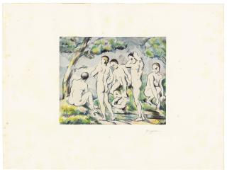 Paul Cézanne - Les baigneurs (petite planche), from: L’Album d’Estampes Originales de la Galerie Vollard