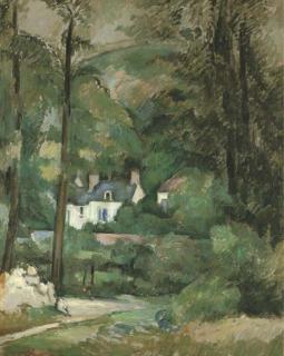 Paul Cézanne - Maisons Dans La Verdure