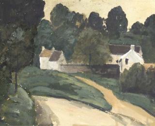 Paul Cézanne - Paysage Aux Environs D\'Auvers-Sur-Oise