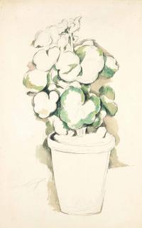 Paul Cézanne - Pot de géraniums