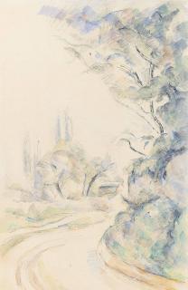 Paul Cezanne - Route tournante
