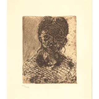 Paul Cézanne - Tête de jeune fille (Head of Young Girl)