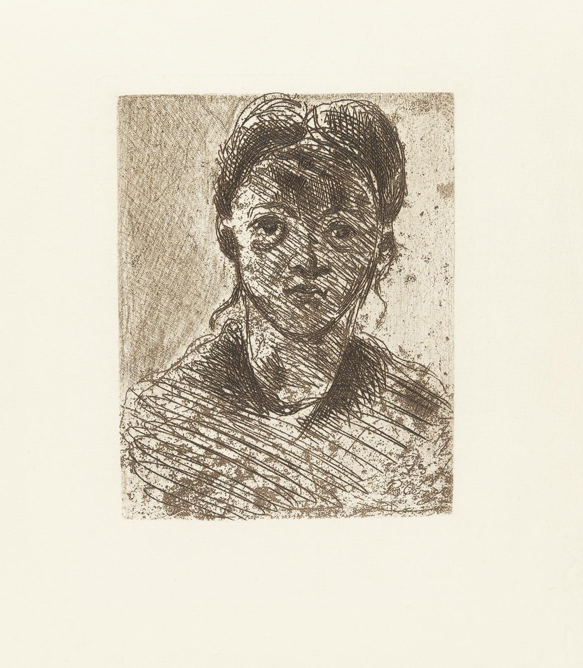 Paul Cézanne - Tête de jeune Fille