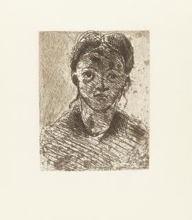 Paul Cézanne - Tête de jeune Fille
