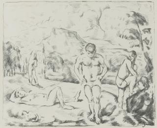 Paul Cézanne - The Large Bathers (Venturi 1157; Druick 1)
