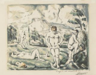 Paul Cézanne - The Large Bathers (Venturi 1157; Druick I)