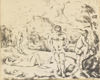 Paul Cézanne - The Large Bathers (Venturi 1157)