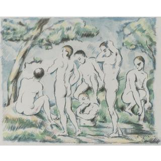 Paul Cézanne - The Small Bathers (V.1156; D. Iii)