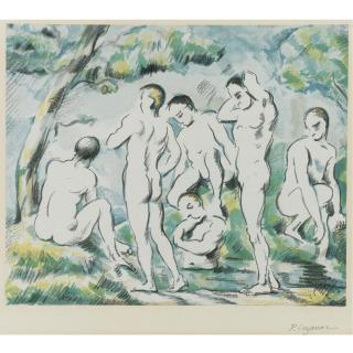 Paul Cézanne - The Small Bathers (Venturi 1156; Druick Iii)