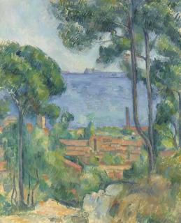 Paul Cézanne - Vue sur L\'Estaque et le Château d\'If