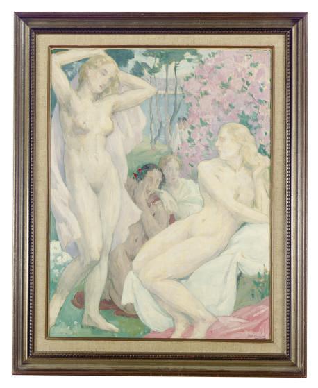 Paul Charavel - Nudes In A Forest
