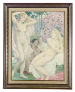 Paul Charavel - Nudes In A Forest