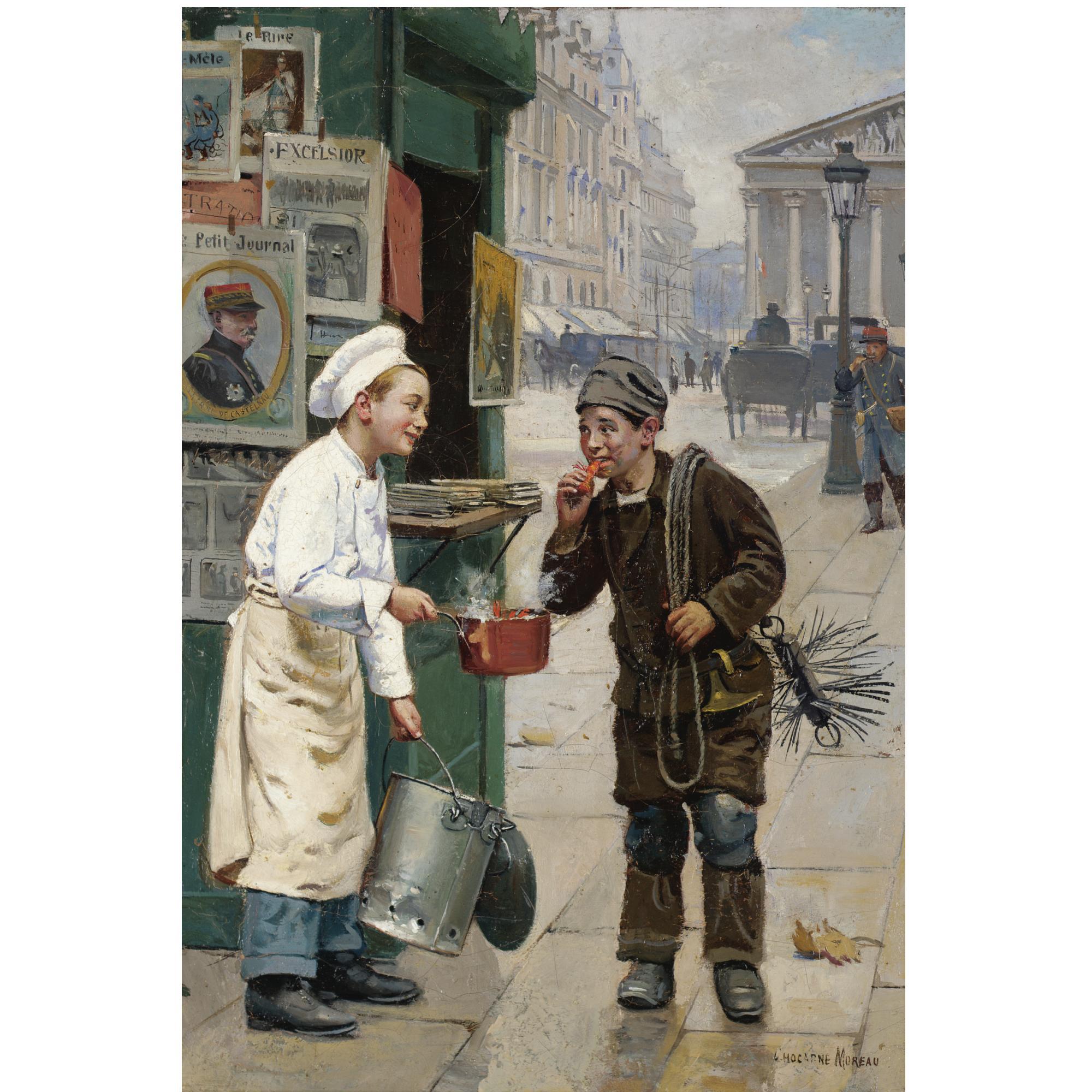Paul-Charles Chocarne-Moreau - French Le Ramoneur Et Le Petit Cuisinier