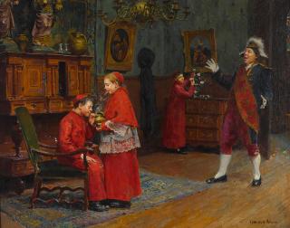 Paul-Charles Chocarne-Moreau - Mischievous altar servers