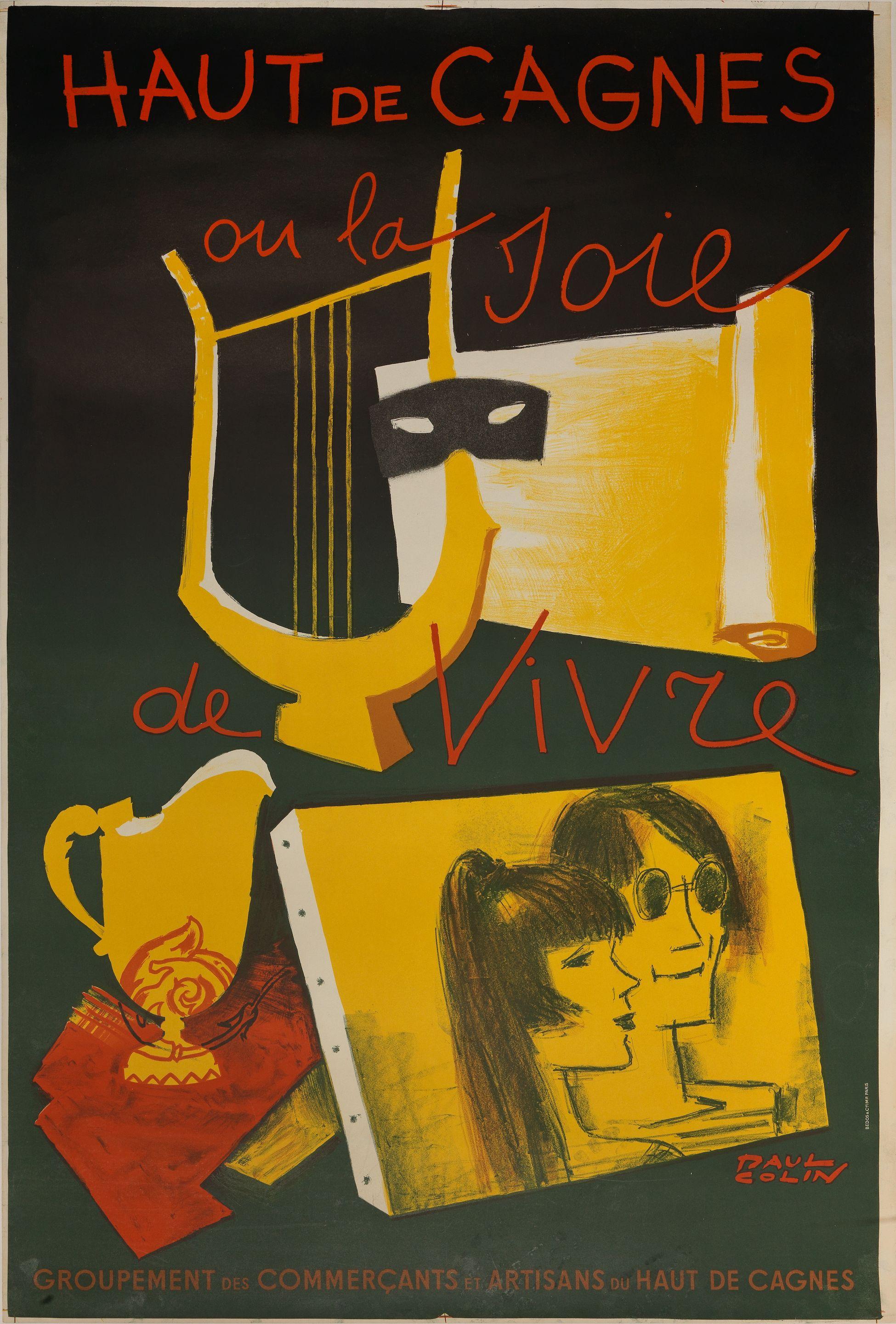 Paul Colin - Haut De Cagnes Ou La Joie De Vivre.