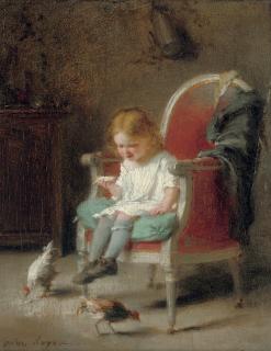 Paul Constant Soyer - Feeding time