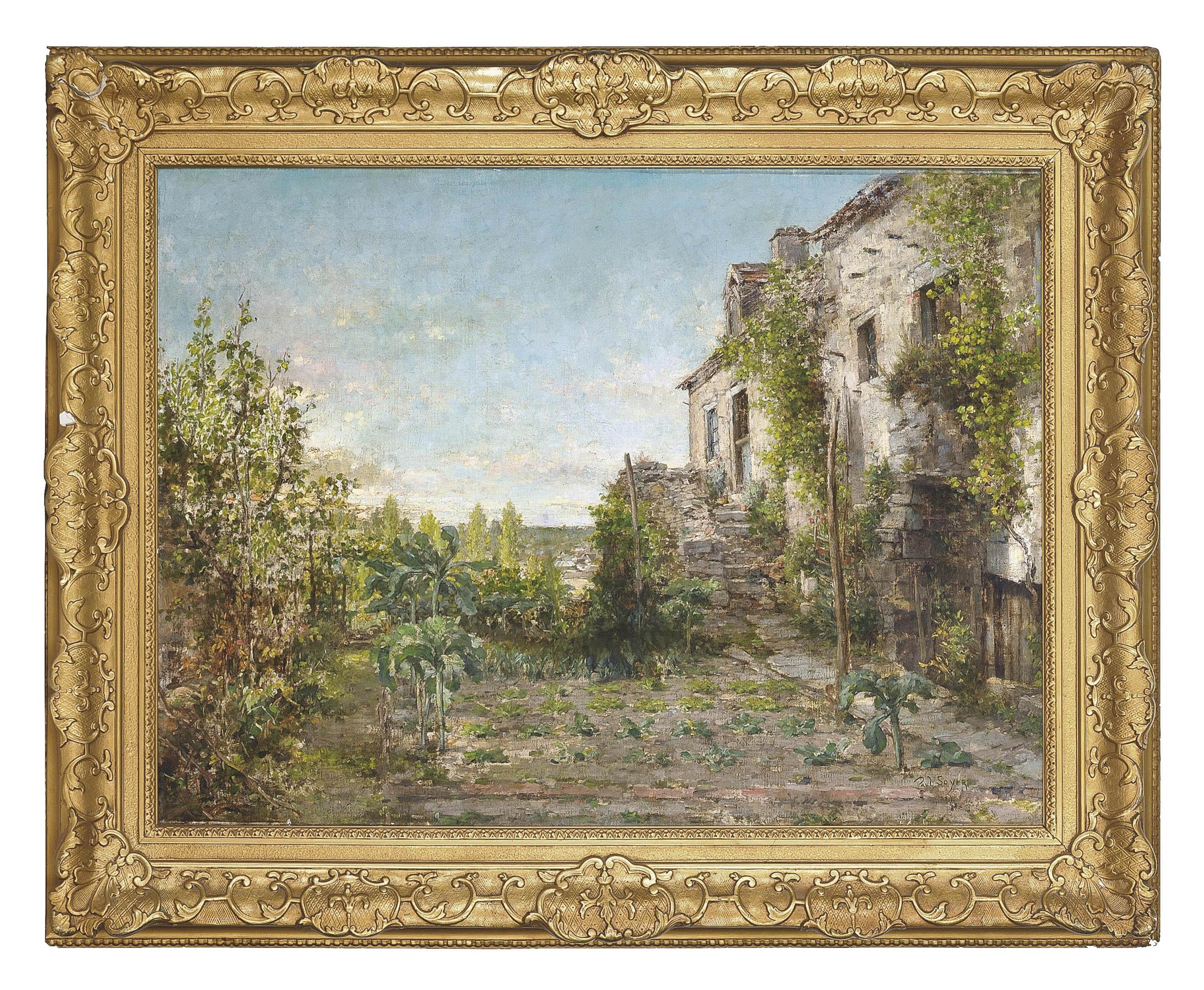 Paul Constant Soyer - The summer garden