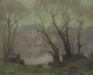 Paul Cornoyer - Misty Evening