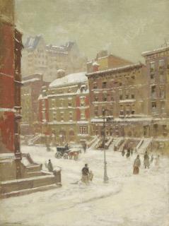 Paul Cornoyer - New York City Scene