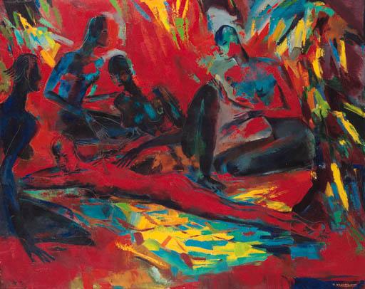 Paul Daxhelet - African women