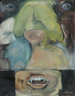 Paul De Lussanet - Portrait d\'une femme vampire