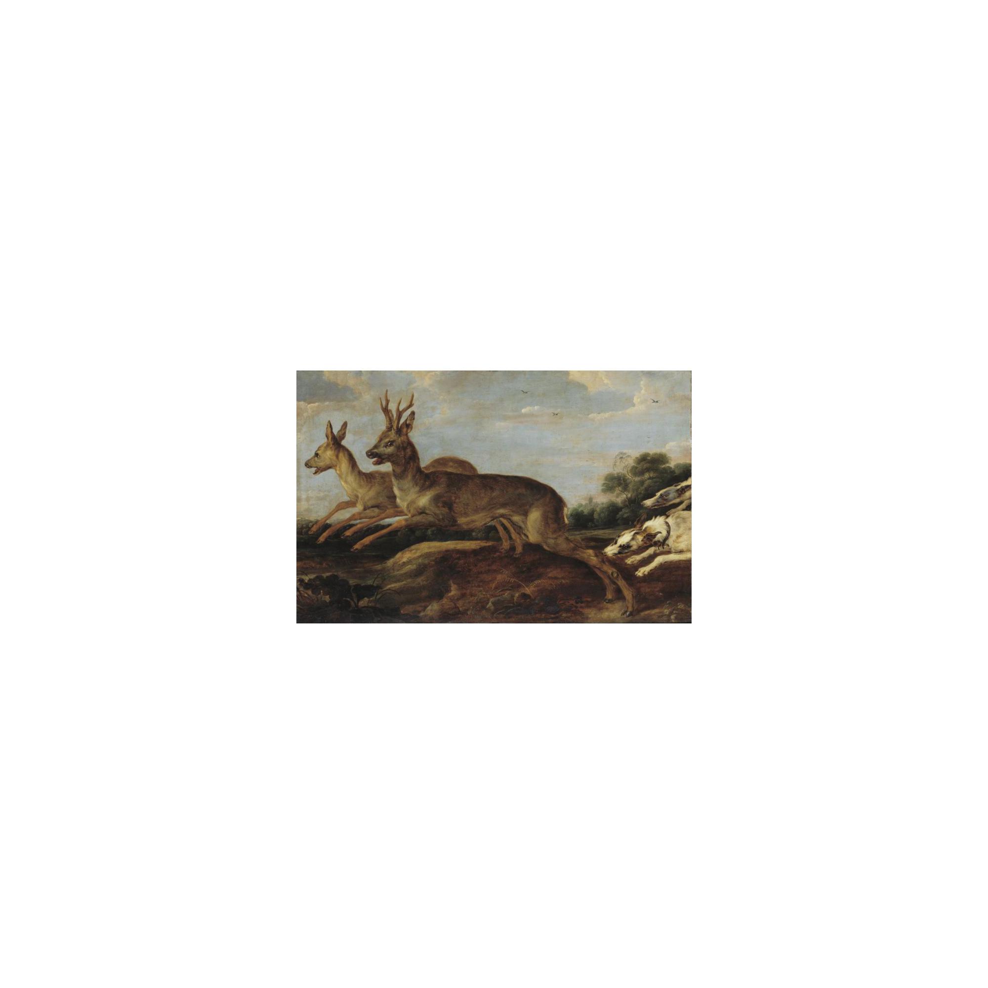 Paul de Vos - A Stag Hunt