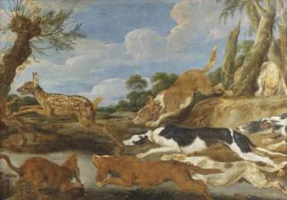 Paul de Vos - The deer hunt