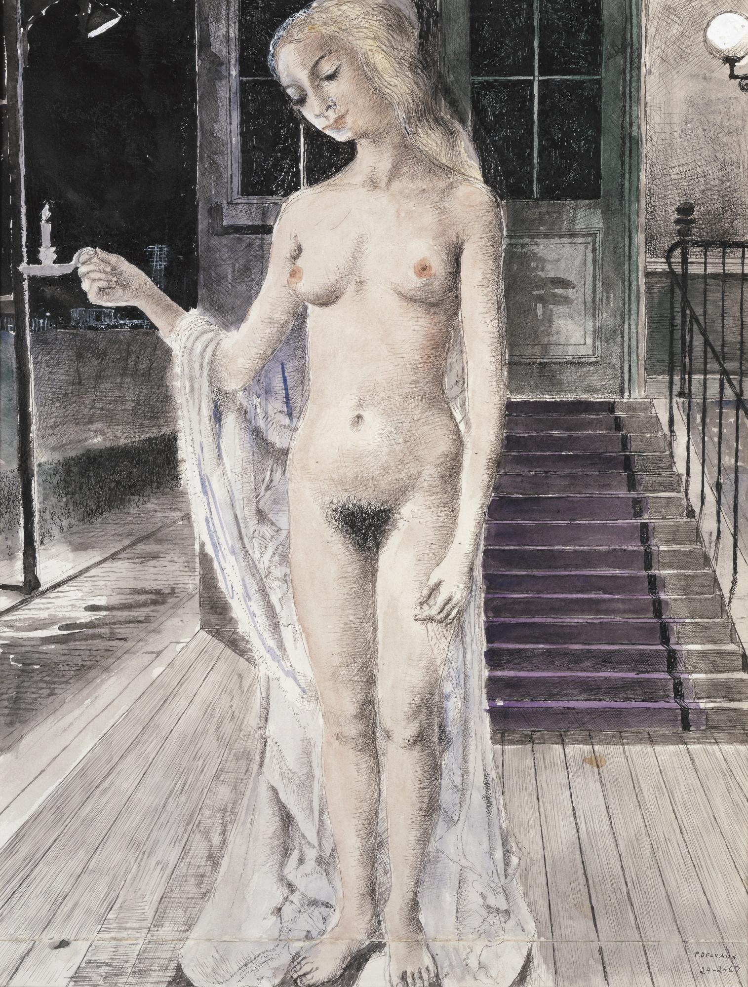 Paul Delvaux - Chrysis