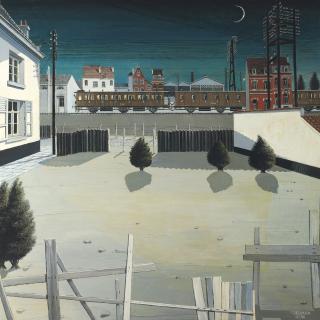 Paul Delvaux - Faubourg