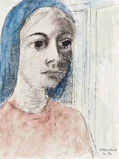 Paul Delvaux - Femme En Buste