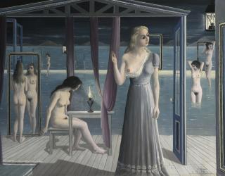 Paul Delvaux - Filles Au Bord De L\'Eau