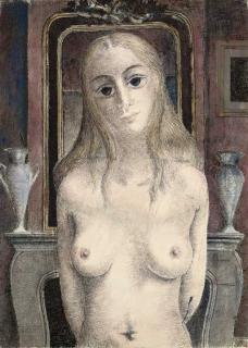 Paul Delvaux - La cheminée