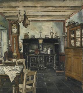 Paul Delvaux - La Cuisine