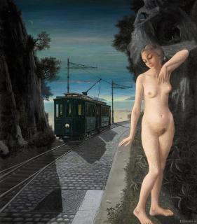Paul Delvaux - La Fin du voyage