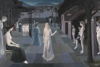 Paul Delvaux - La Route De Rome