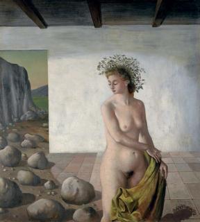 Paul Delvaux - La Veillée