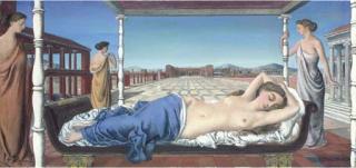Paul Delvaux - La Vénus Endormie