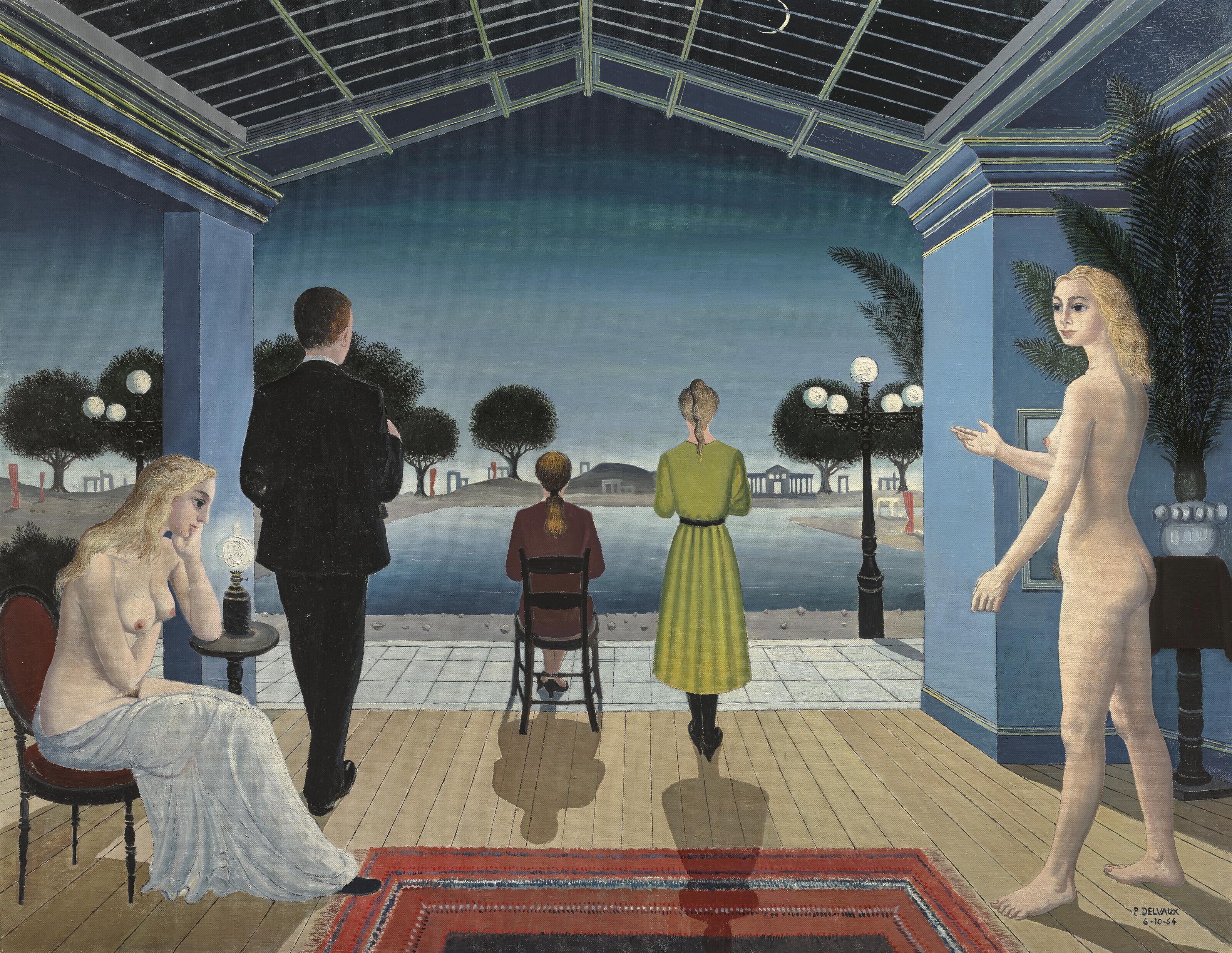 Paul Delvaux - La ville oubliée