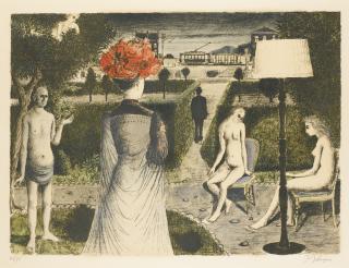 Paul Delvaux - Le Jardin (Jacob 48)