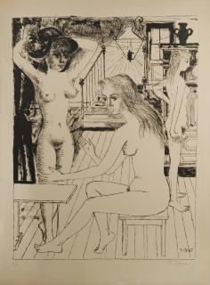 Paul Delvaux - Le jeunes filles