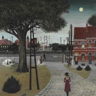 Paul Delvaux - Le passage à niveau