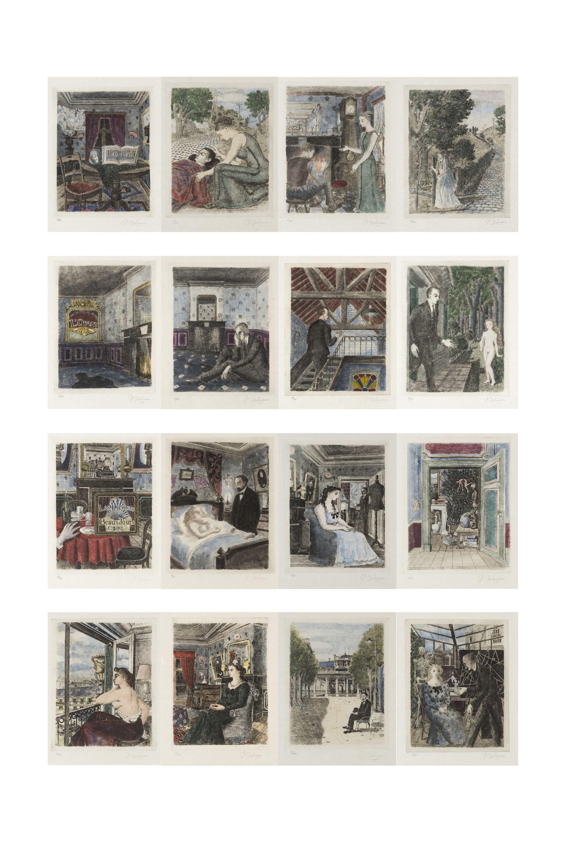 Paul Delvaux - Le pays des miroirs (Le Laid - L\'Orage - Les Derniers beaux jours) \