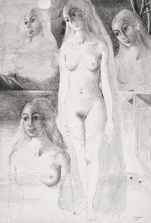 Paul Delvaux - Le Rêve