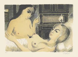 Paul Delvaux - Le sommeil