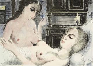 Paul Delvaux - Le sommeil