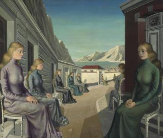Paul Delvaux - Le village des sirènes