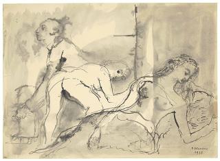 Paul Delvaux - Le Visiteur