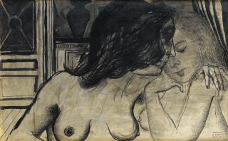 Paul Delvaux - Les Deux Amies