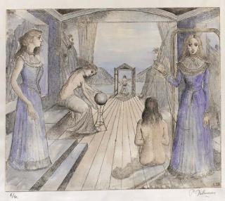 Paul Delvaux - Les Vestales