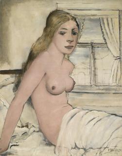 Paul Delvaux - Nu Au Lever (Le Lever)